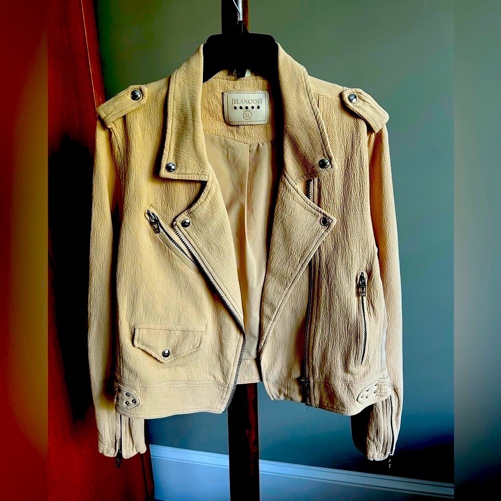 BLANKNYC Cotton Moto Jacket Size XL - Picture 2 of 7